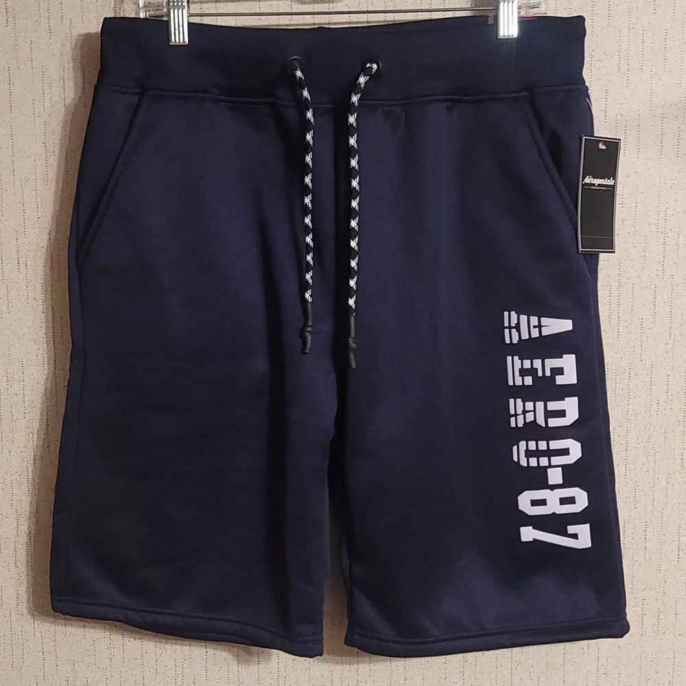 AEROPOSTALE MEN'S MAXIMIUM COMFORT SHORTS: BLUE: NWT: SZ L